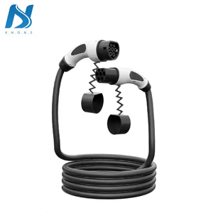 Type2-Type2 ev cable Connector IP54 Single/Three Phase 16A/32A 3KW/7KW/11KW/22KW Safety Using White/